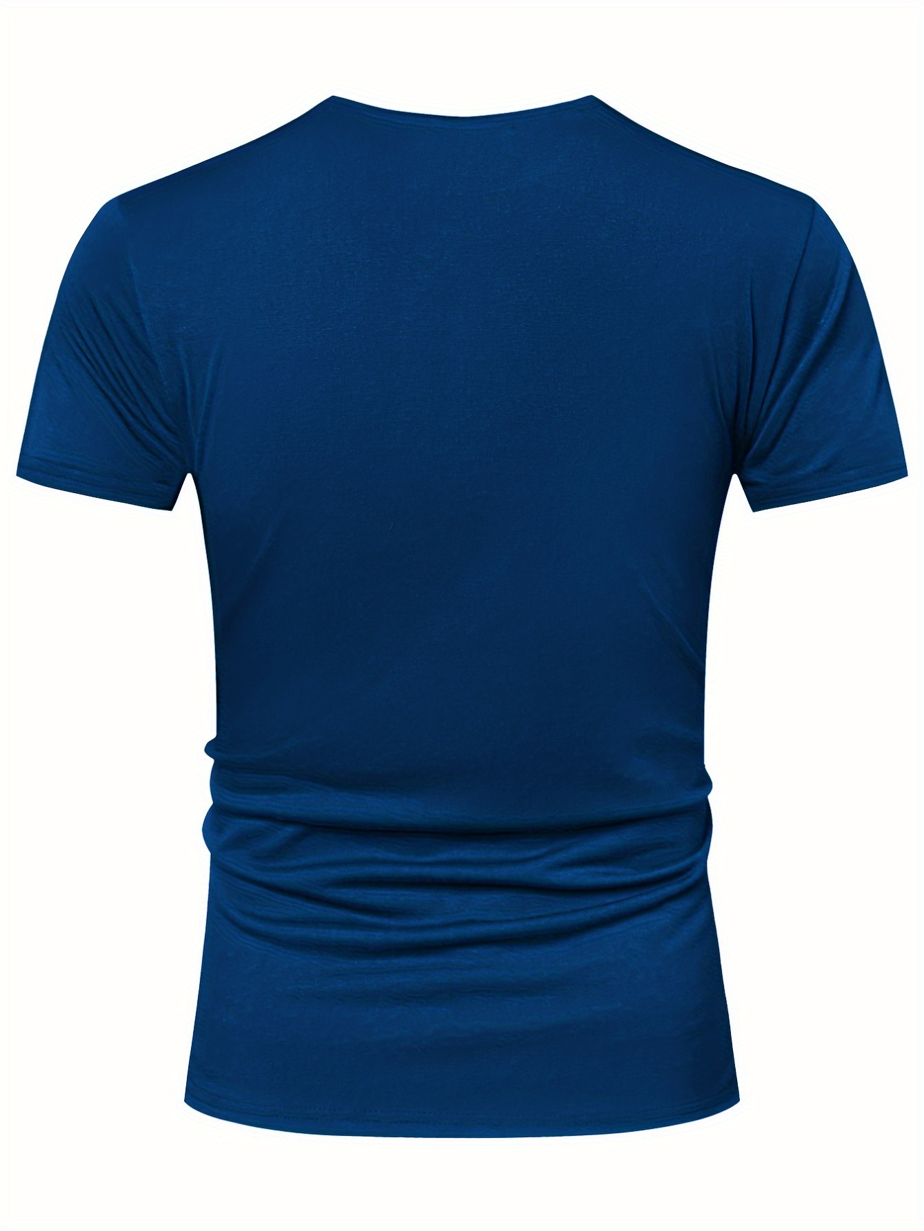 plus size mens motorcycle print henley shirt comfy stretchable casual crew neck tops mens clothing for all seasons details 6